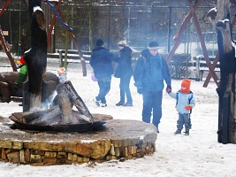 Cestu do ZOO si první den roku 2015 našlo 5500 návštěvníků (c) Jana Myslivečková