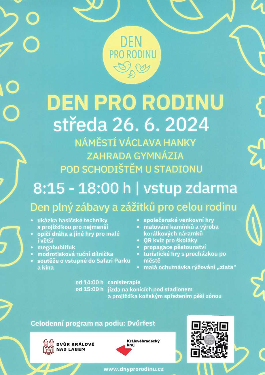 Plakát - Den pro rodinu 2024