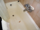Vana v koupelně v hotelu Podgorka