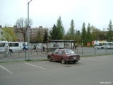 Parkoviště u diskontu Plus, autobusové nádraží, Dvůr Králové nad Labem