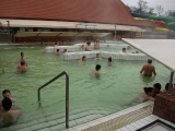 Venkovní bazén - termální koupaliště ve Velkém Mederu